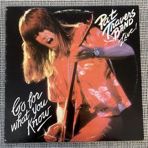 3/$20 PAT TRAVERS BAND LIVE GO FOR WHAT YOU KNOW LP VINYL RECORD ALBUM PD16202